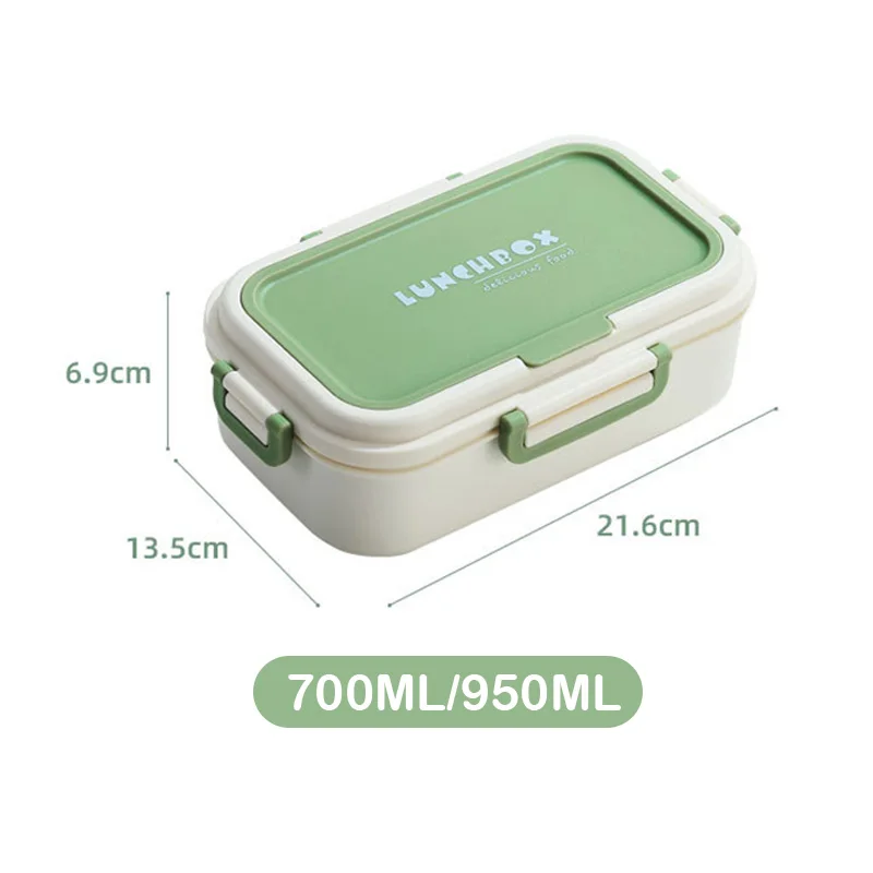 print leakproof single layer  and stainless  school students adult office bento lunch  with cutlery