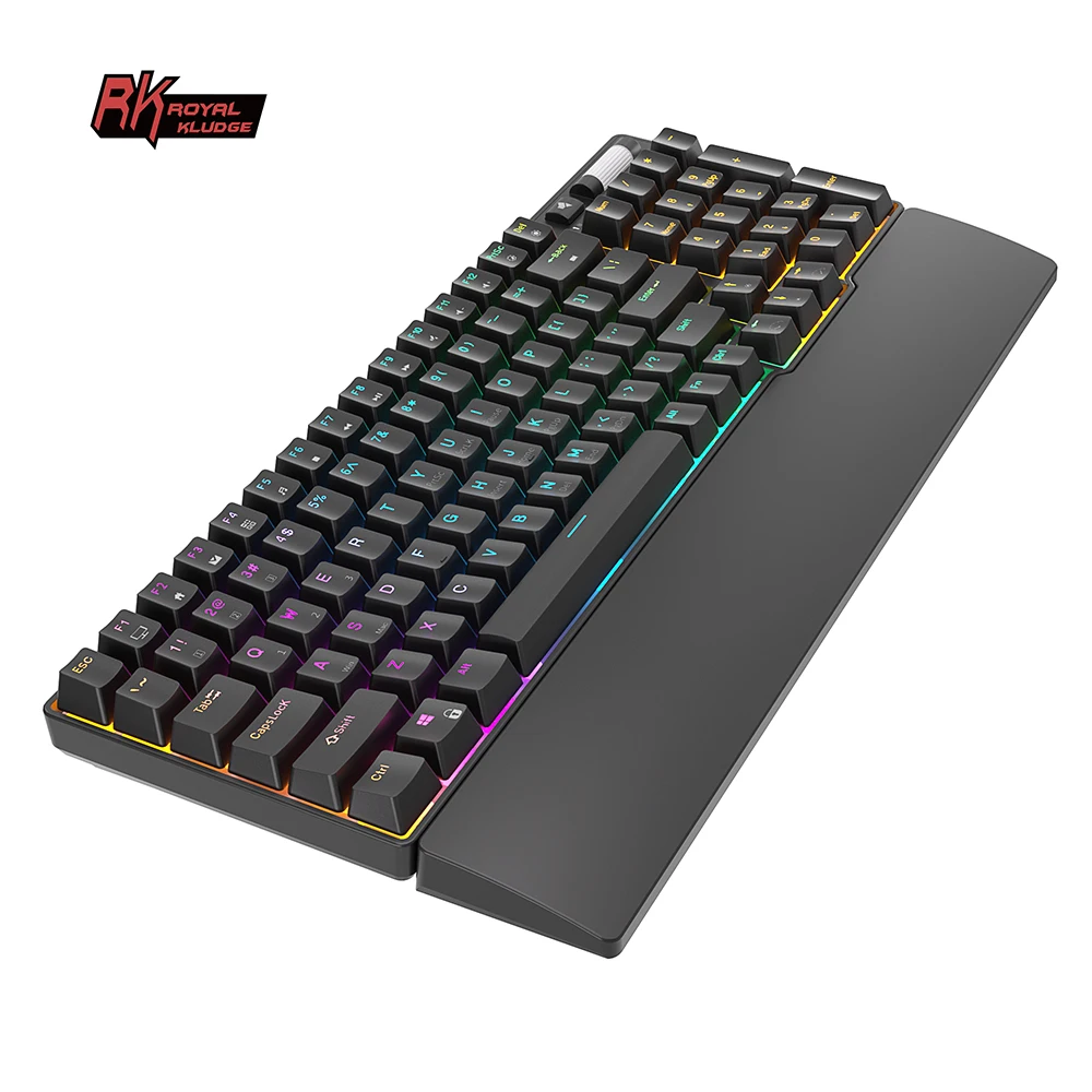 Royal Kludge Rk96 Draadloze Gaming Monteur Toetsenbord Rgb Teclado Inalambrico Clavier Gamer Custom Schakelaars Pc Toetsenbord Mechanisch