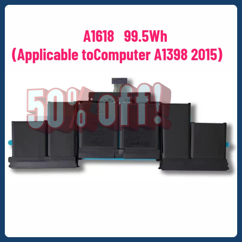 

99.5Wh A1618 Battery For Apple MacBook Pro 15" Retina A1398 2015 Year 020-00079 MJLQ2LL/A MJLT2LL/A+