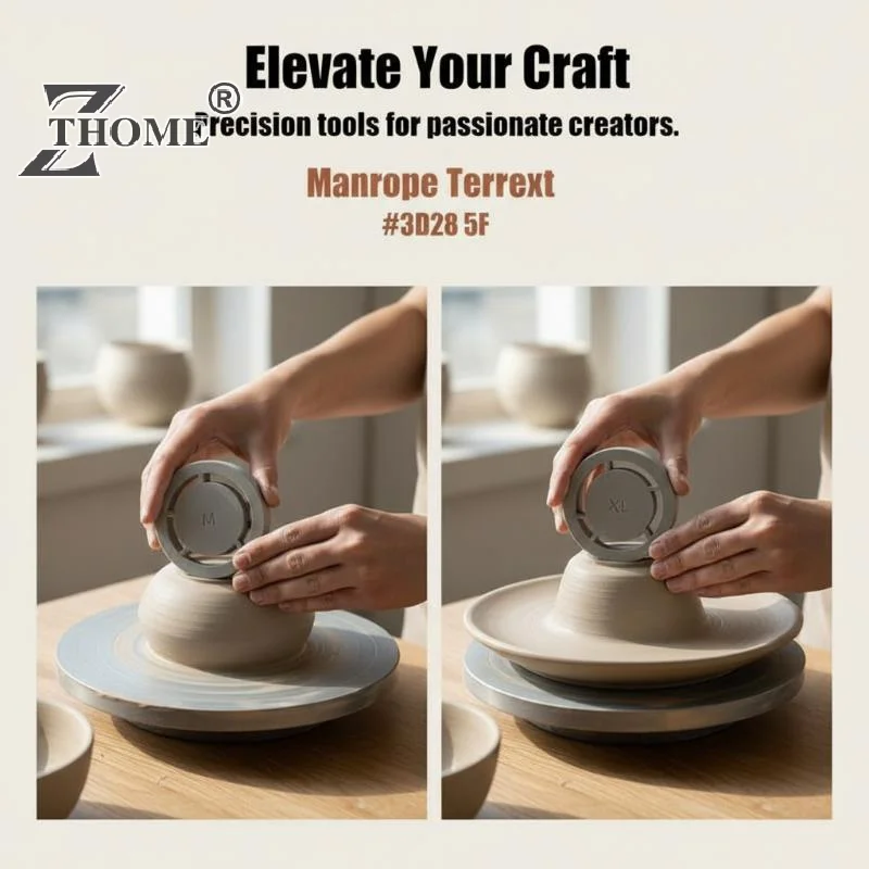5 Sizes Pottery Foot Ring Template Consistent Base Ring Mold Lightweight Ceramic Clay Trimming Tool DIY Ceramic Making Supplies
