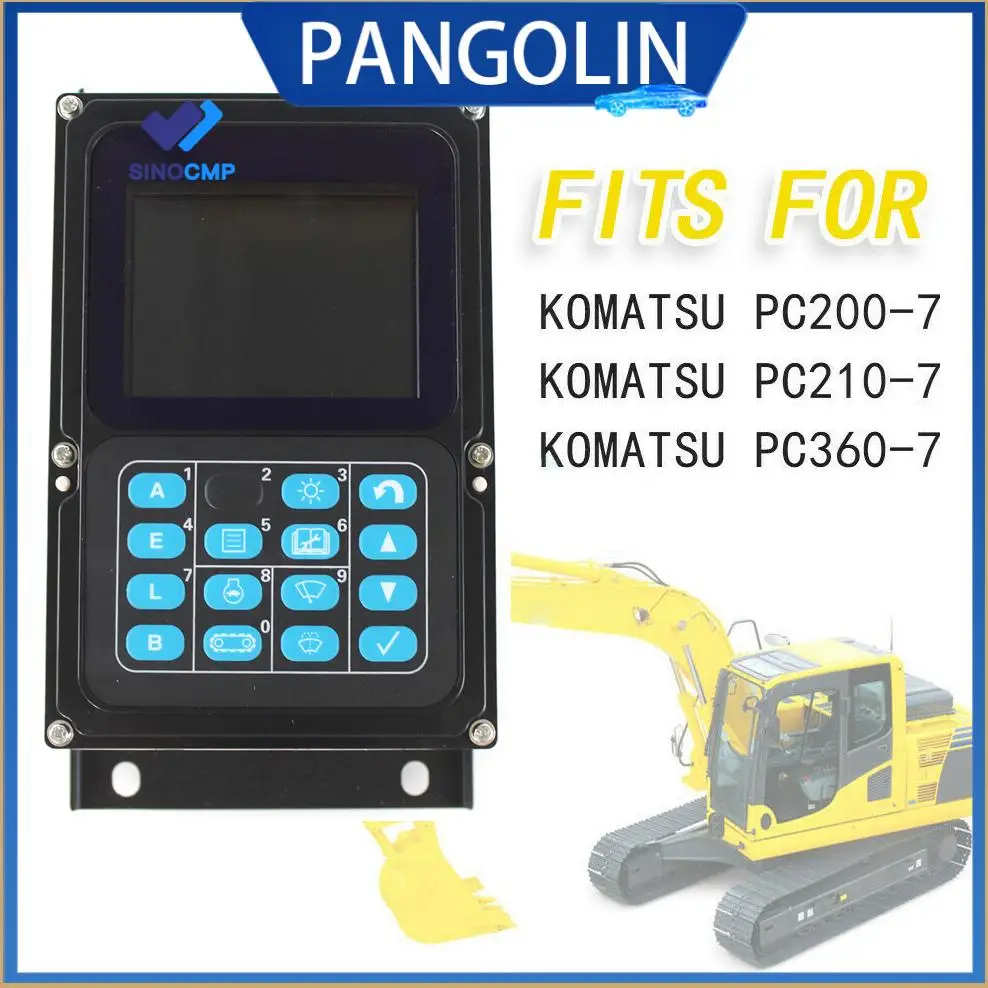 

Монитор/панель дисплея PANGOLIN Excavstor для Komatsu PC200-7/PC210-7/PC300-7/PC240-7 7835-12-3007 7835-12-1008 7835-12-1007
