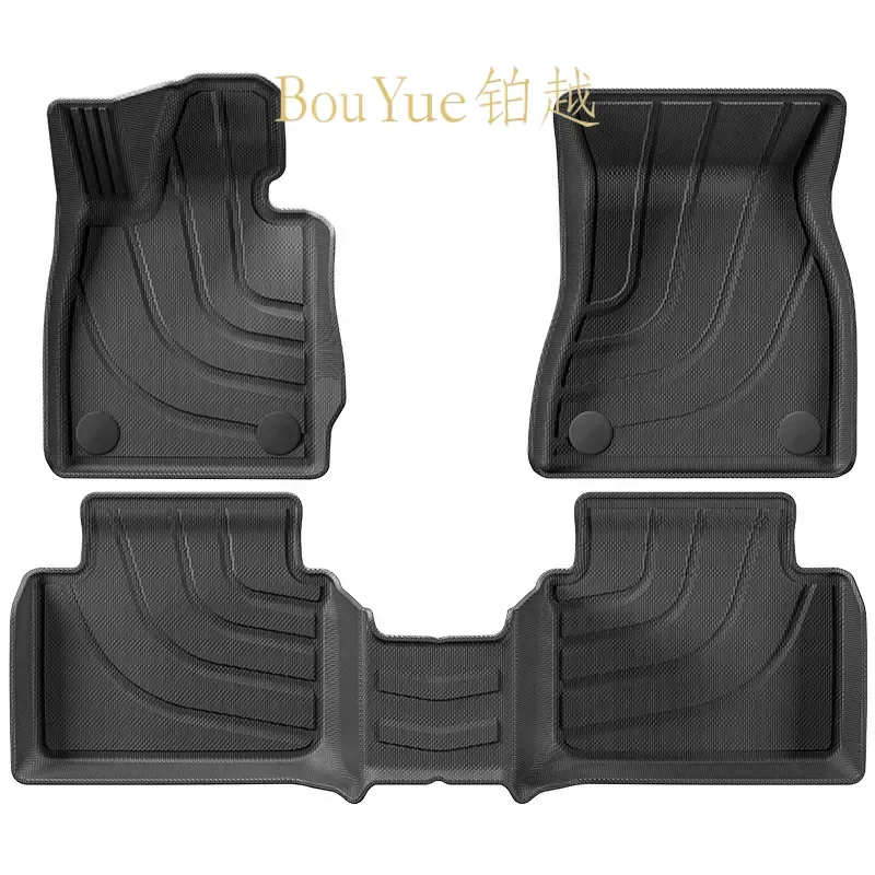 Custom Fit TPE Car Floor Mats for BMW i5 2024 All Weather Waterproof Auto Trunk Liners Eco Friendly Rubber Foot Pads Interior