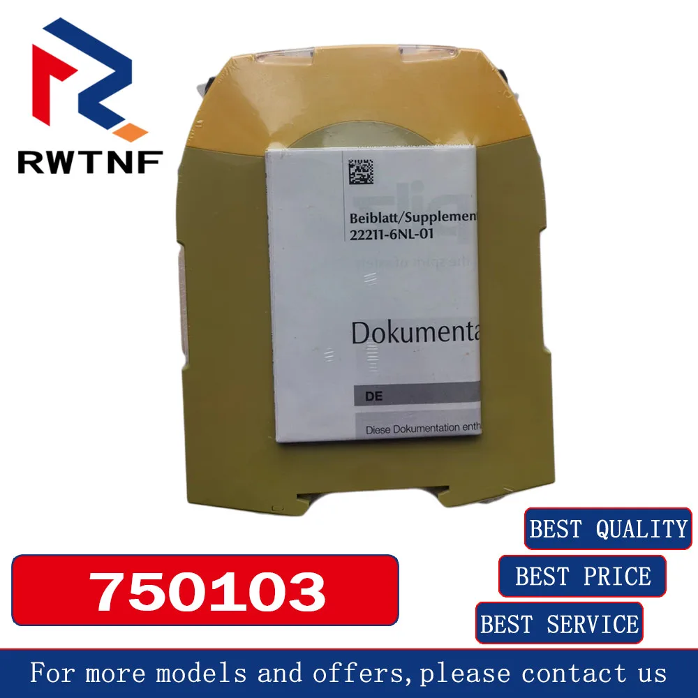 Brand New Genuine 750103 PILZ PNOZ S3 24VDC Safety Relay,100% original warehouse stock