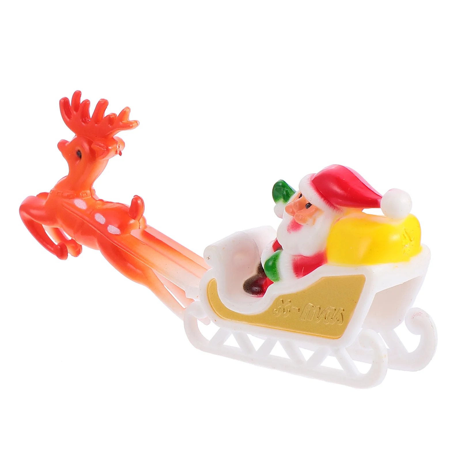 

5Pcs Delicate Cake Ornament Set Creative Christmas Cupcake Toppers for Baking Party Food Decoration Insert Cards