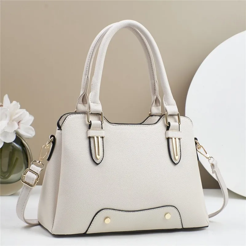 

Simple Minimalist Leather Diaper Bags For Women Luxury Brand Crossbody Bag Classic Commuter Bag Stylish Fashionable Solid Color