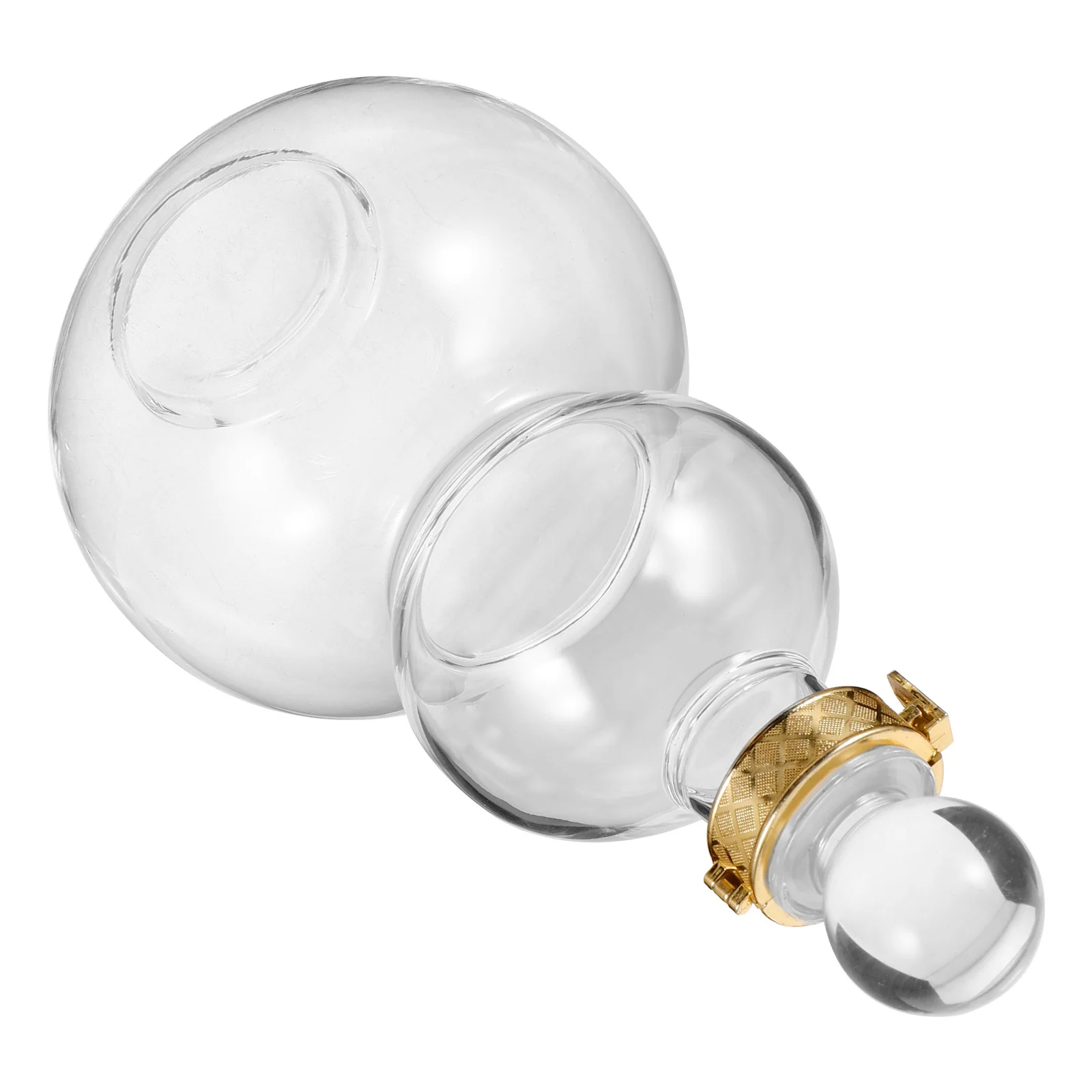 

Glass Gourd Wine Bottle Delicate Drinking Holder Smooth Surface Practical Home Gift Glass Wine Bottle Clear Bottles