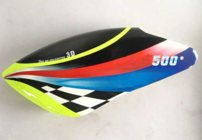 Color painting Glass fiber GF CANOPY hood shell cowling 500 for KDS trex 500 Tarot Align alz RC helicopter Heli