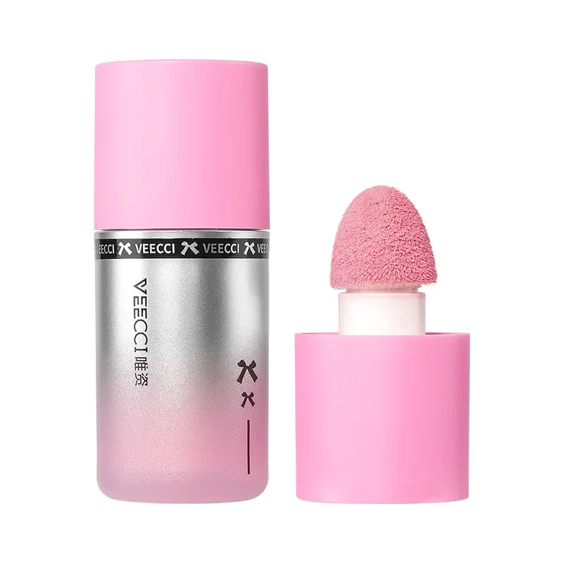 VEECCI Water Light Liquid Blusher Lip Glaze NaturalHigh Gloss Blush Cheek  Face Korean Makeup