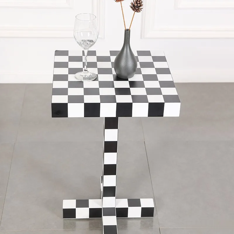 Joylove Nordic Checkerboard Design Can Be Used For Home Living Room Small Square Table Creative Removable Sofa Side Several