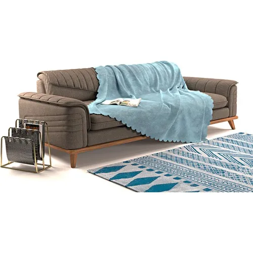 Ice Blue Non-Slip Polyester Seat Cover | Sofa Throw