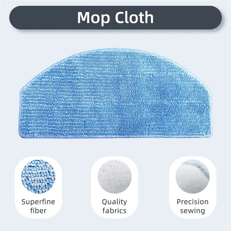 AT29-For Tikom G8000 / G8000 Pro / Honiture G20 Pro Roller Side Brush Filter Mop Cloths Robot Vacuums Spare Part Accessories