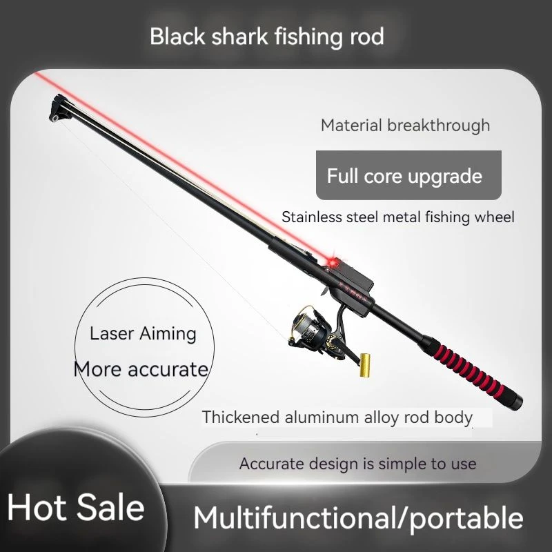 Multi-purpose fishing rod Powerful Fishing Slingshot Hunting Fishing Laser Slingshot Stone Slingshot Outdoor Equipment