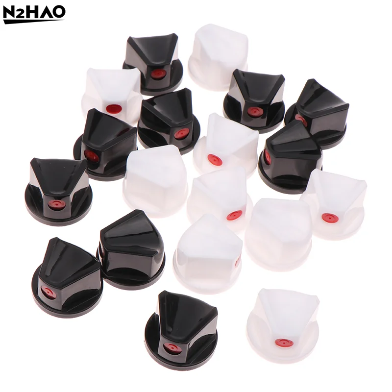 

10Pcs Dot Fat Spray Paint Caps Plastic Spray Nozzles White Spray Paint Replacement Caps For Graffiti Street Art Aerosol Bottle