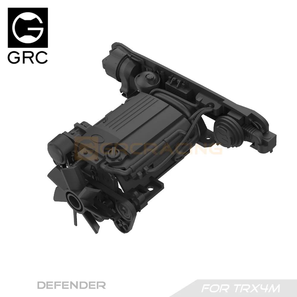 Grc G178xp Simulation Interior Mudguard Engine 3d Printing For 1/18 Rc Crawler Traxxas Trx4-m 97054 Defender Upgrade Parts