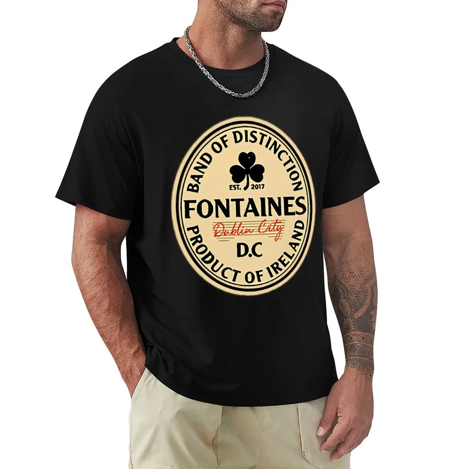 

Onedos FONTAINES Show D-C- футболка оверсайз футболки с короткими рукавами мужские