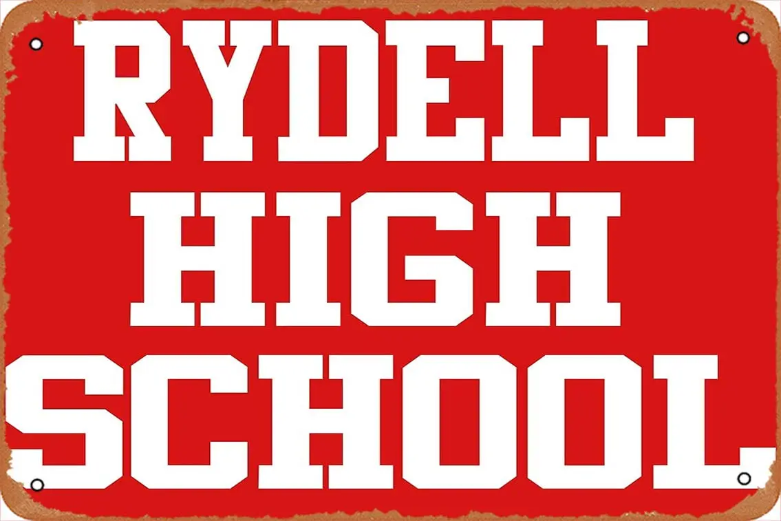 Yzixulet Grease - Rydell High School Poster Vintage 8