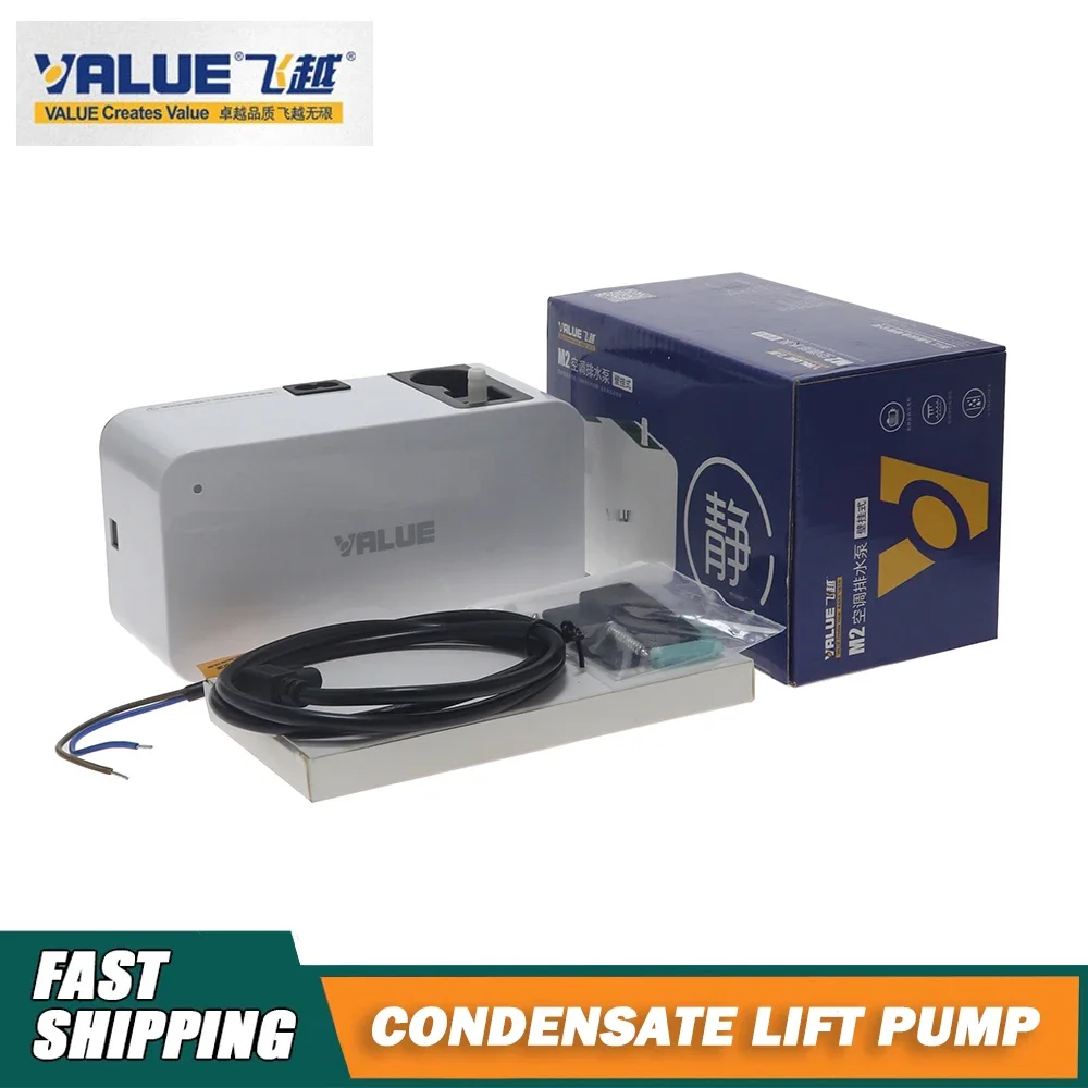 

Condensate Pump Automatic Ultra Silent Condensate Lifting Pump 1-3P Hanging Air Conditioning Drainage Pump VALUE 100V-240V M1 M2