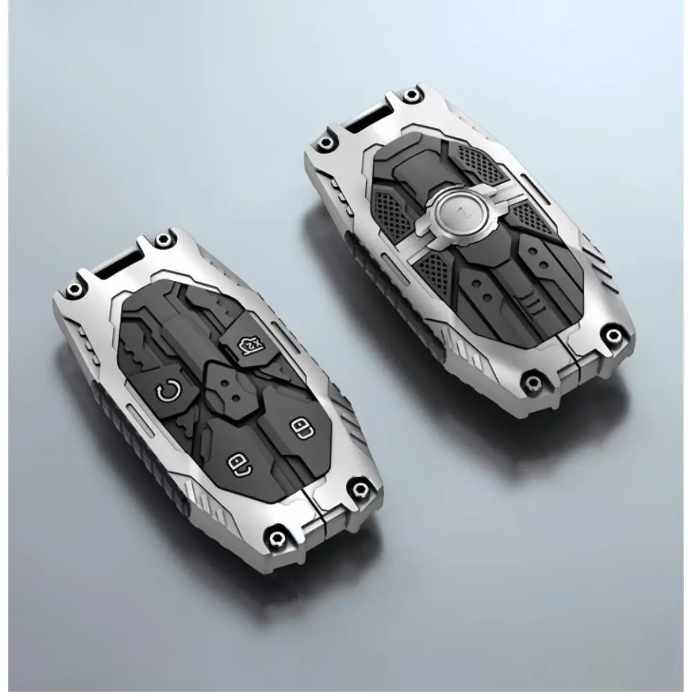 Car Upgrade For BYD Leopard 8 Leopard 5 Modified All-inclusive Key Shell Protective Cover Auto Mecha Key Interior Upgrade Parts