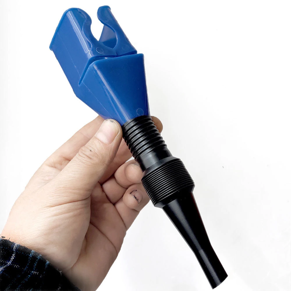 Portable Flexible Draining Tool Snap Funnel Multi-Function for Motorcycle Truck Gasoline Filling Extension Pipe Hose Funnel Tool