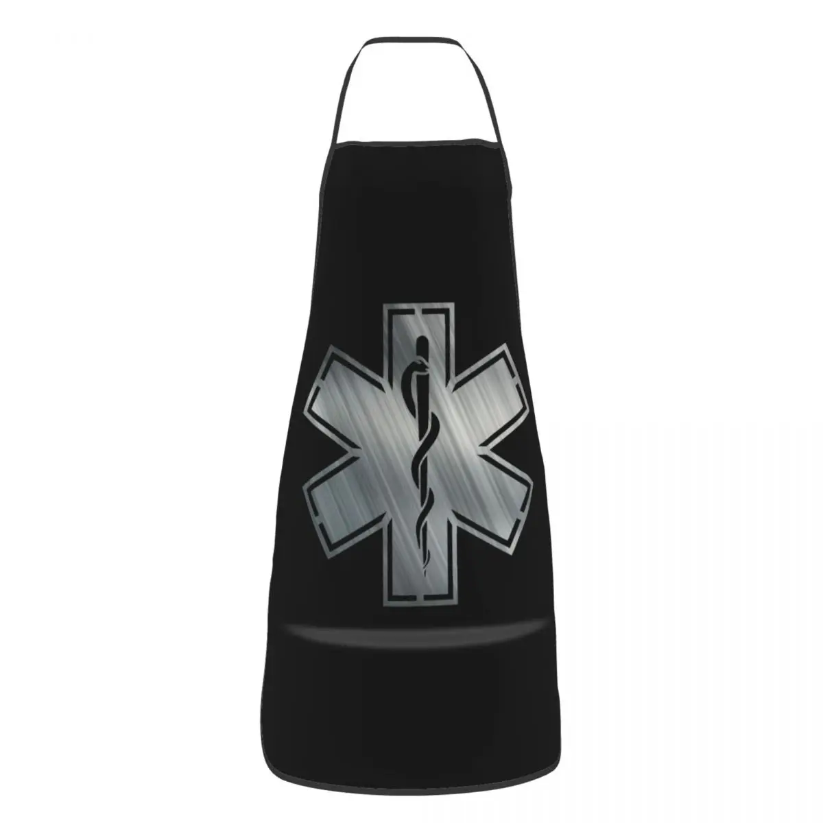 Emt Star Of Life Funny Aprons for Men Women Paramedic Medical Unisex Kitchen Chef Bib Tablier Cuisine Cooking Baking Gardening