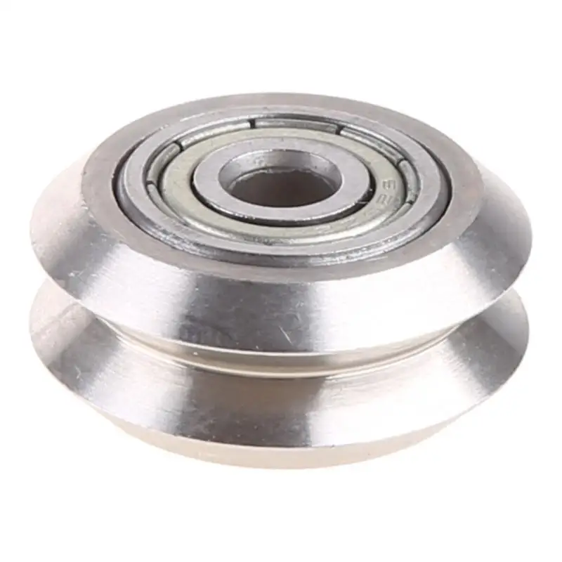

652F 3D Printer Parts V-Type Stainless Steel Wheel 625ZZ Bearing Pulley Metal V