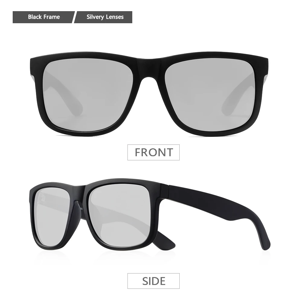 CRIXALIS Quadratische polarisierte Sonnenbrille für Damen und Herren, Vintage-Mode, Fahren, Angeln, Outdoor, Klettern, Spiegel, UV400-Schutz – Detail 9