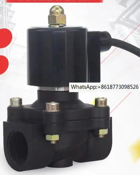 

2-way 2w series water solenoid valve disc 1-1/2 ″; 2-inch 220V AC normally closed 2W400-40 2W500-50 plastic fountain valve