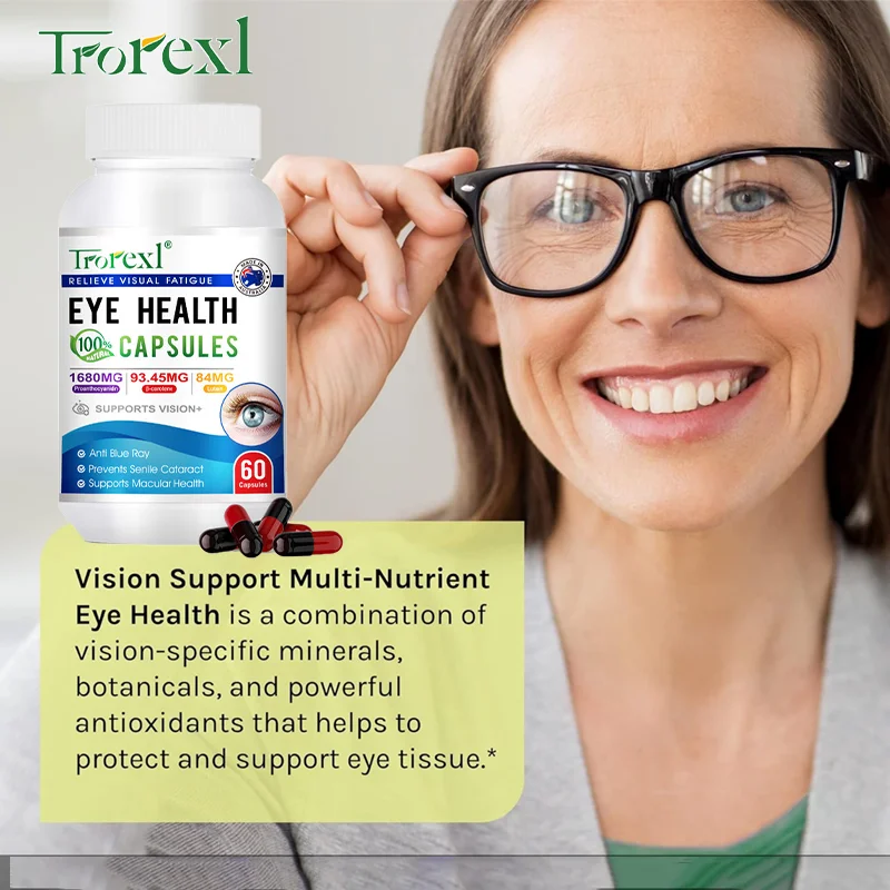 Eye Supplements for Clear Vision,Eyesight improvement,Lutein Extract for Eye Strain, Dry Eyes, and Vision Relieve Fatigue health