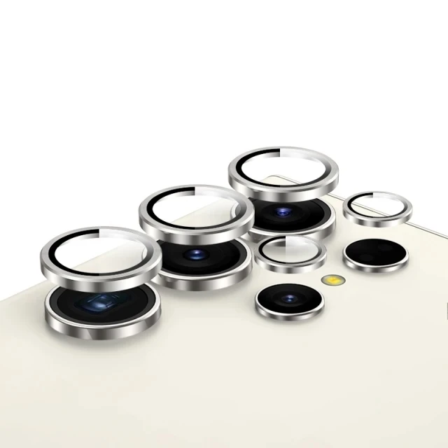 For Samsung Galaxy S25 S24 Plus S23 Screen Protector Lens Cap Camera Ring Back Glass Ultra Fe