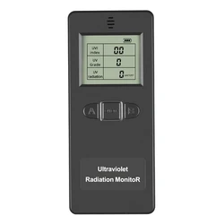 Digital Radiation Detector Hand-held Digital LCD UV UVI Detector Great Tester for Home UV UVI Inspections Office Outdoor