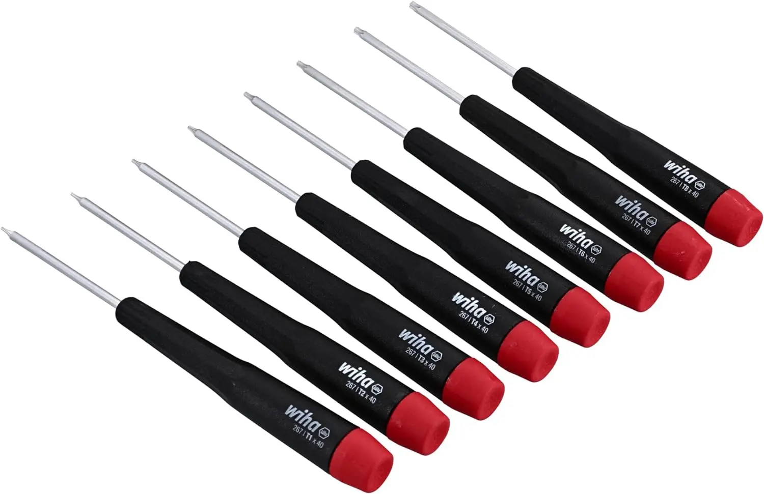 Wiha T 8-Piece (Red Black) Hand Tools  Screw Driver