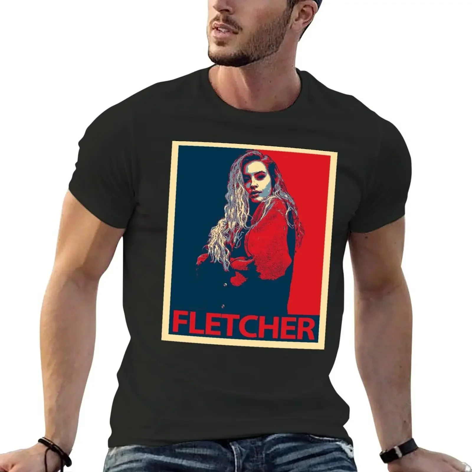 Cari Fletcher hope art T-Shirt customs design your own plus size tops man t shirt anime clothes T-shirts for men cotton