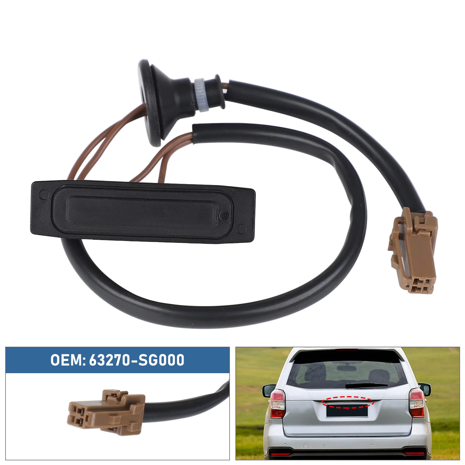 

Переключатель задней двери, новый OEM 63270-SG000, кнопка открытия багажника и аксессуар для переключателя задней двери для Subaru Forester 2014-2018, оптовая продажа