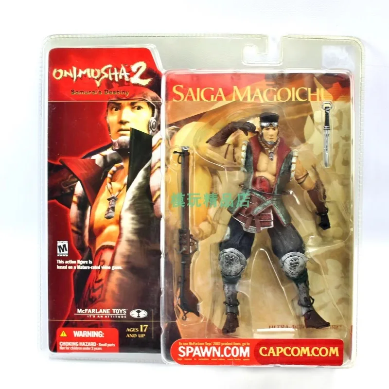 

Action Figures of Japanese Samurai Onimusha 2 in Stock for Your Boyfriend As A Collectible Gift