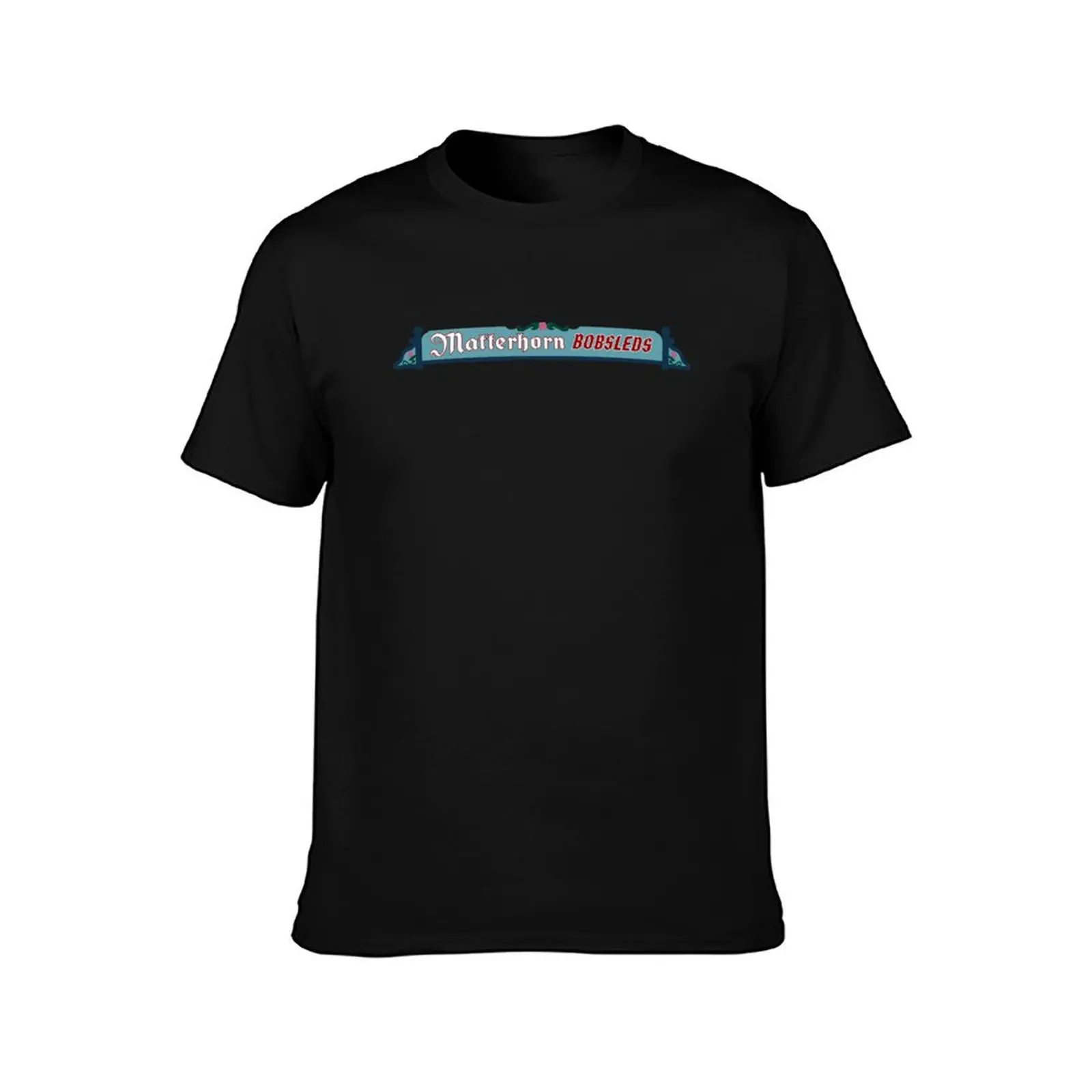 Matterhorn Bobsleds T-Shirt Classic Print Short Sleeve Shirt T-Shirt