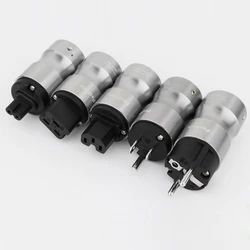 HI-End Preffair CRYO-156 ° rodowane złącze zasilanie prądem zmiennym EU/US do kabla zasilającego Audio DIY IEC320 C19/C7