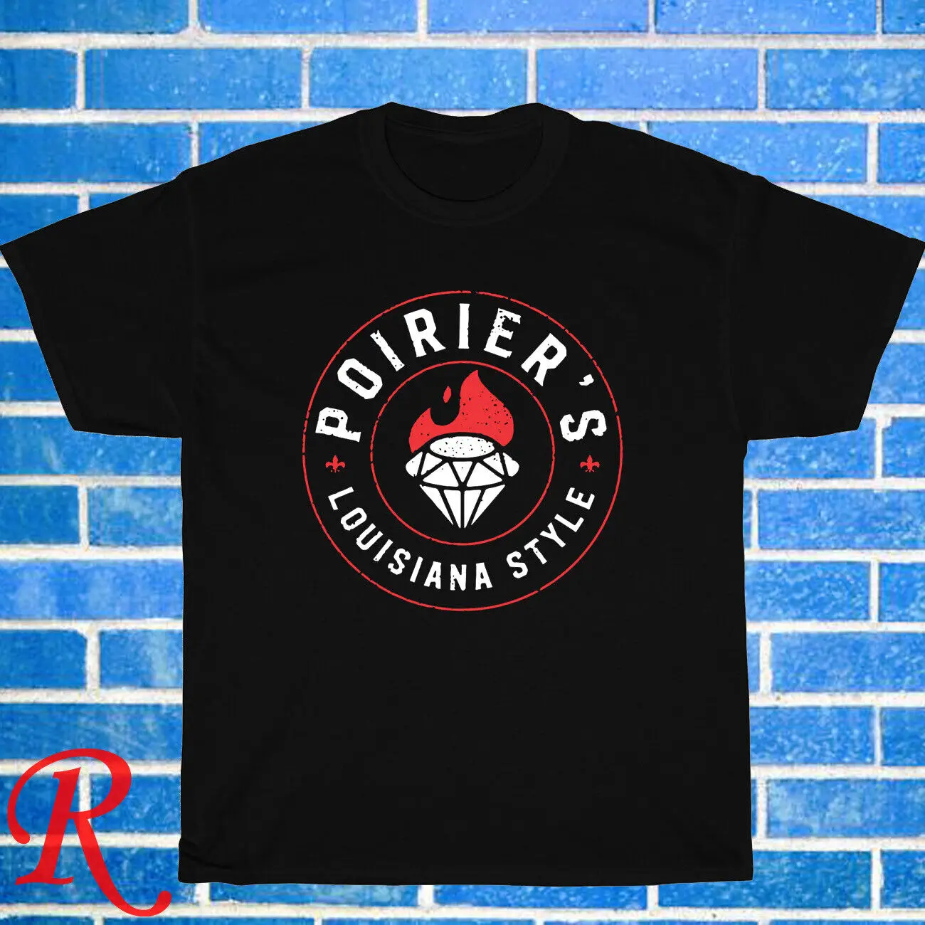 Dustin Poirier Louisana Style Black/Grey/Navy/White Size S-5XL Unisex T-Shirt