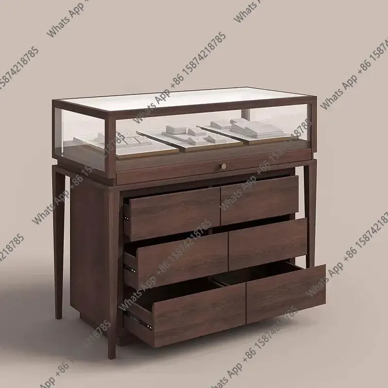 ZL Jewelry Display Cabinet Jade Jade Antique Store Nakajidai Locker Cloakroom Side Cabinet