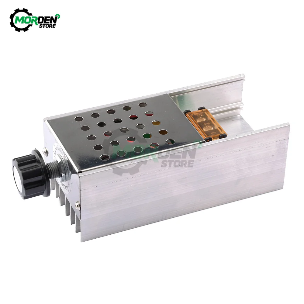 AC 220V 6000W 25A Speed Controller High Power SCR Voltage Regulator Dimmer Switch Speed Temperature Control Thermostat