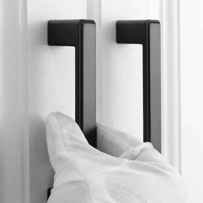 Black American Wardrobe Door Handle Modern Minimalist Shoe Cabinet Single Hole Drawer Cabinet High End Door Handle