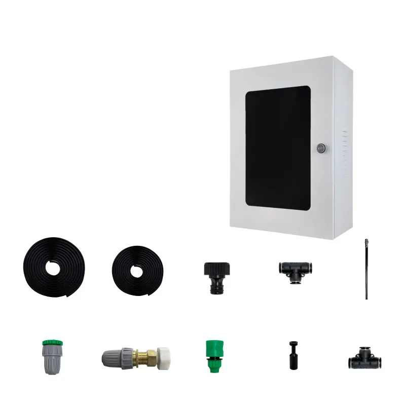 New Arrival Outdoor Cooling Irrigation Mosquito Killer Machine 10 Pcs Set for Farm Lower Pressure Water Misting System