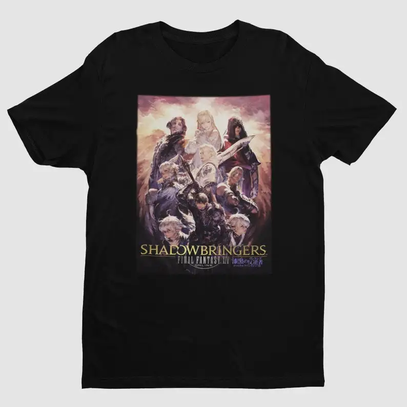 Final Fantasy XIV Shadowbringers Key Art Premium Unisex T-shirt Tanks Healers DPS, Final Fantasy Fans and Collectors