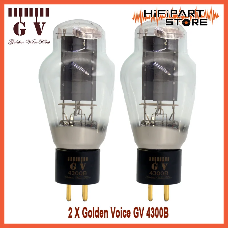 

Golden Voice 4300B GV 4300B Vaccum Tube Matched Pair Worranty 15 Months Re Guiguang Shuguang Psvane Linlai Gold lion 300B Tube