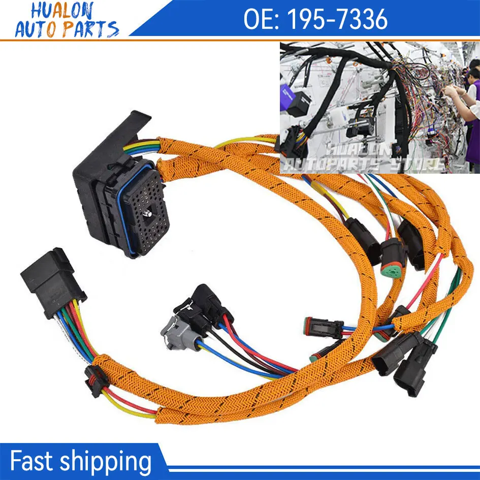 195-7336 1957336 Engine Wiring Harness for Caterpillar 3126B Engine 322C 325C E325C Excavator