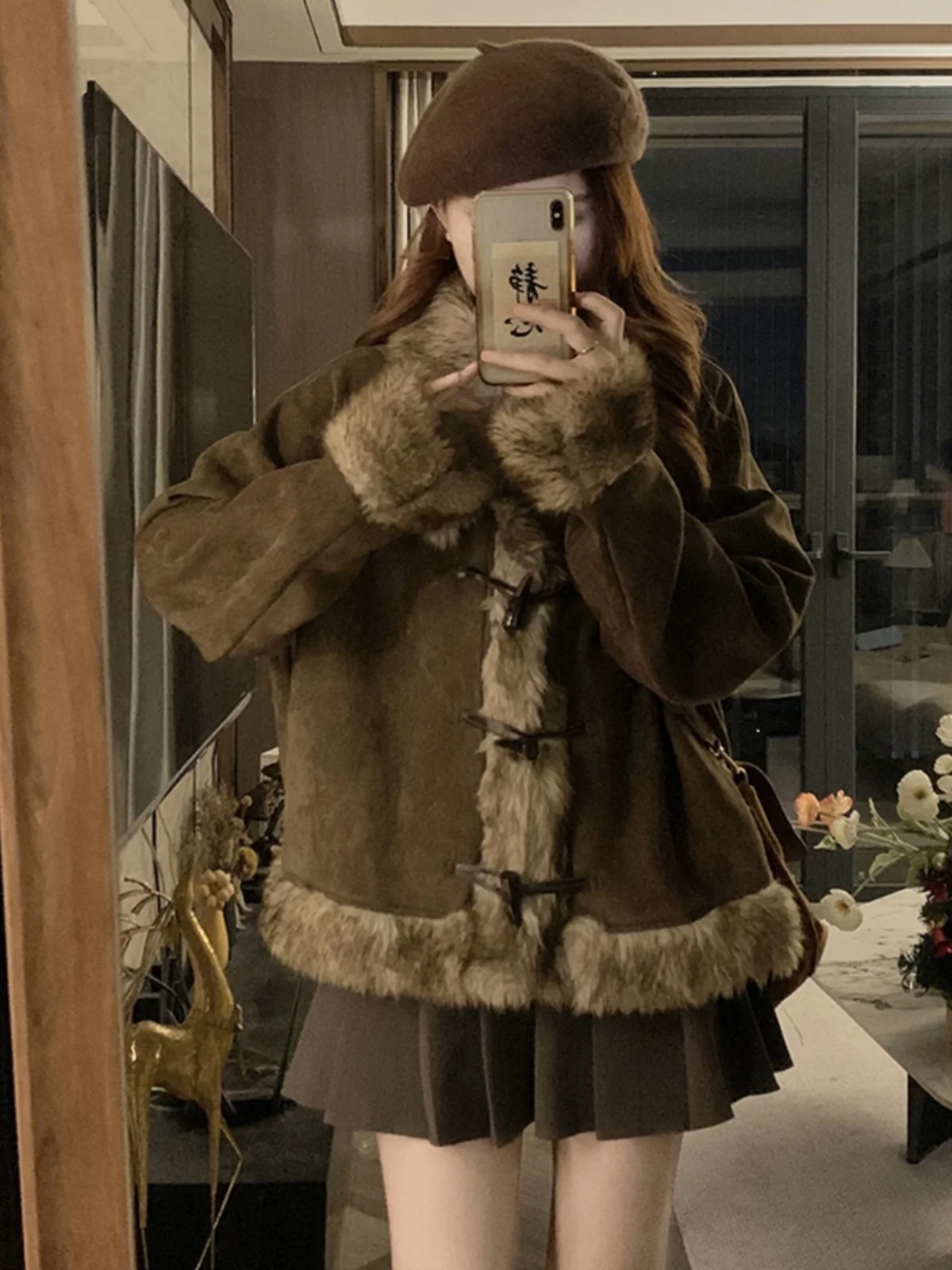 

Lamb Wool Jacket Women Winter Coats Silent Quiet Still Hushed Muted Muffled Softened Deadened Dampened Suppressed Stifled Ladies