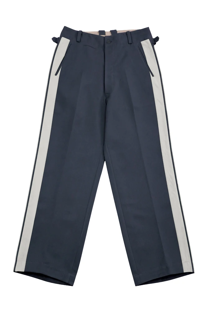 Pantalon droit allemand de la Luftwaffe, général Gabardine de la seconde guerre mondiale, GUDF-008