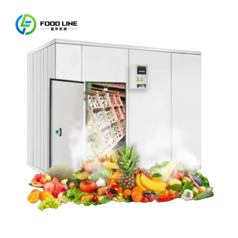 Space-Saving Customized Compact Cold Storage Quick Cooling for Fruit Vegetable Small Supermarkets