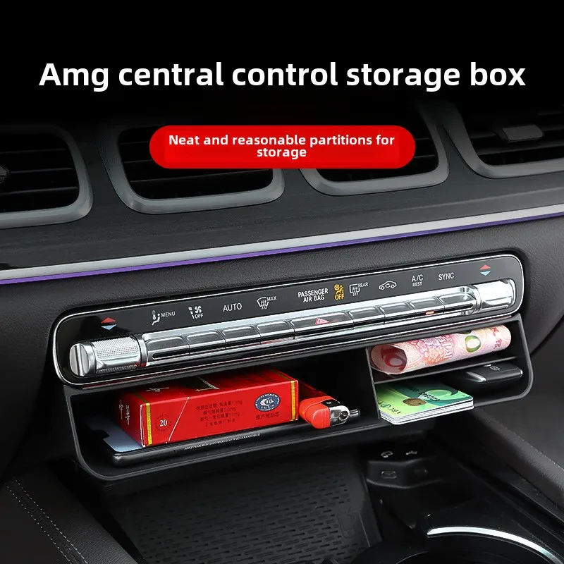 

Applicable to Mercedes-Benz A35L GLB45 AMG central control armrest box storage box GLA35 CLA45S door storage box