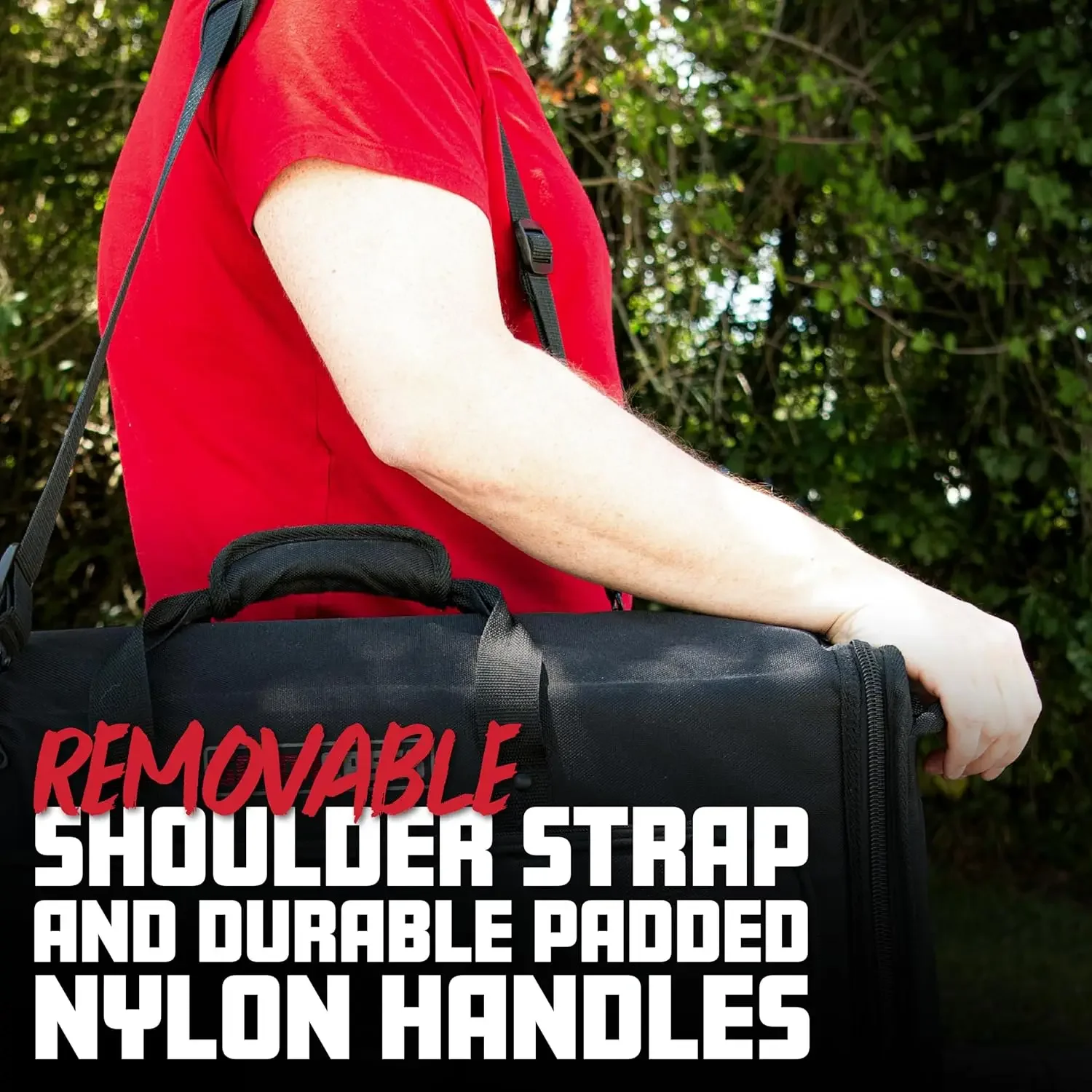 حقيبة حمل مبطنة من النايلون لنقل شاشات LCD وشاشات وأجهزة التلفاز بين 19 بوصة - 24 بوصة (G-LCD-TOTE-SM) #6