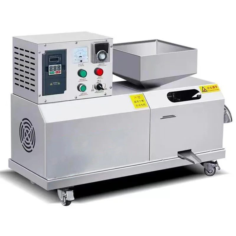 Oil press Automatic stainless steel Commercial flow oil press Foreign trade cross-border supply 60